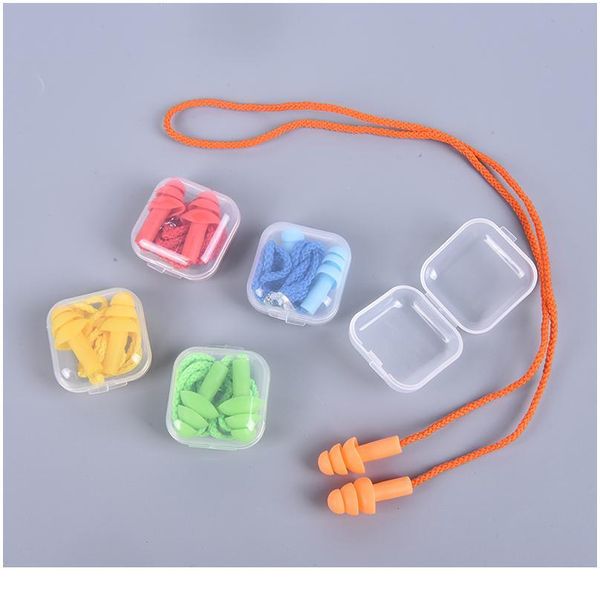 

2pcs soft anti-noise ear plug waterproof swimming sile swim earplugs for children swimmers diving with r jlltry