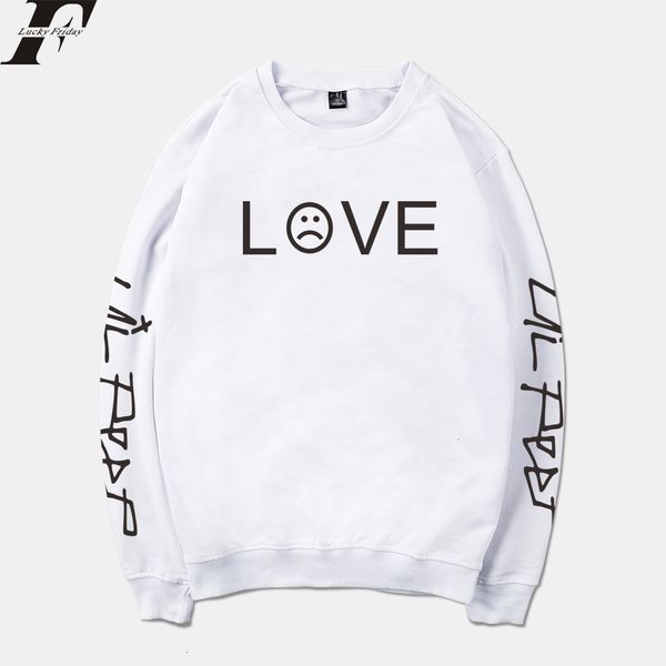 

lil peep moletom cotton oversized hoodies sweatshirts men/women streetwear r.i.p tracksuit hit hop clothes, Black