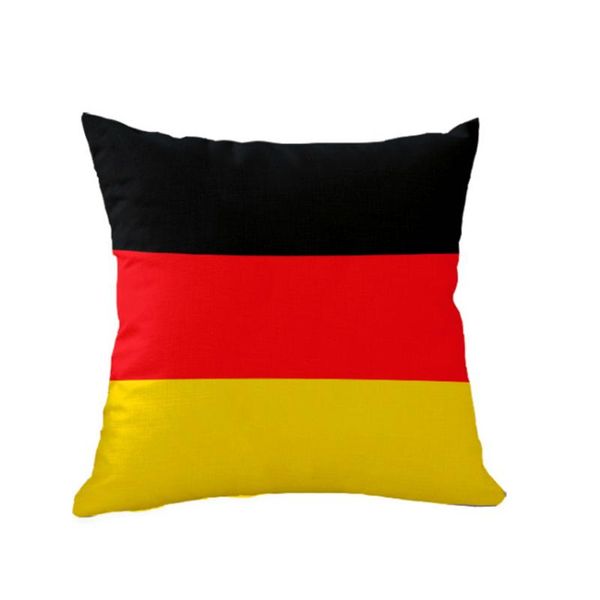 

pillow case germany 45x45 cm cotton linen german national flag case,home pillowcases