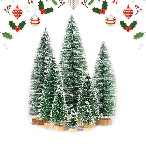 

christmas decorations 5pcs mini tree fake pine trees diy colorful xmas po prop for party table decoration year home decor