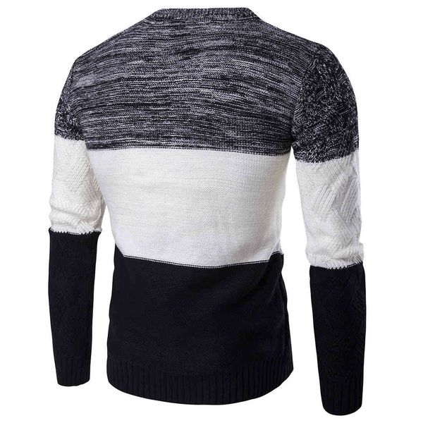 

men's sweaters male casual sweater with slim fit mesh, warm winter sweaters outwear, White;black