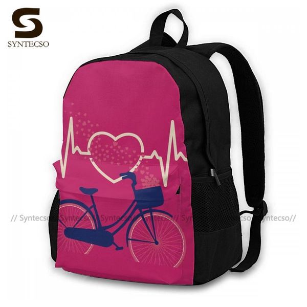 

husband wife backpacks polyester back to school runner backpack pattern pretty bags