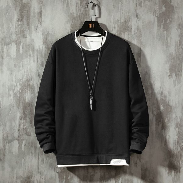 

chaopai autumn spring 2021 hoodies sweatshirt men's black white loose hip hop punk pullover streetwear casual fashion clothes oversized