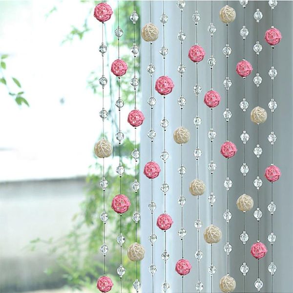 

curtain & drapes fashion sepak takraw bead crystal glass indoor home decoration luxury wedding diamond party ornament #w