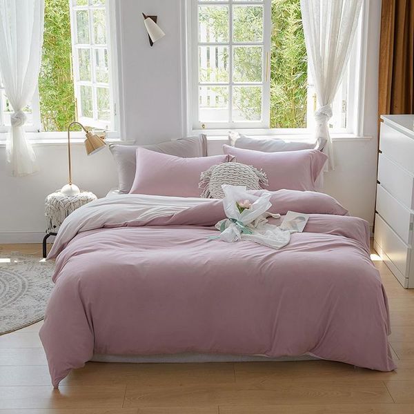 

bedding sets 3/4pcs twin  king set 100%cotton 1 duvet cover with zipper bed sheet and 2 pillowcases ultra soft breathable
