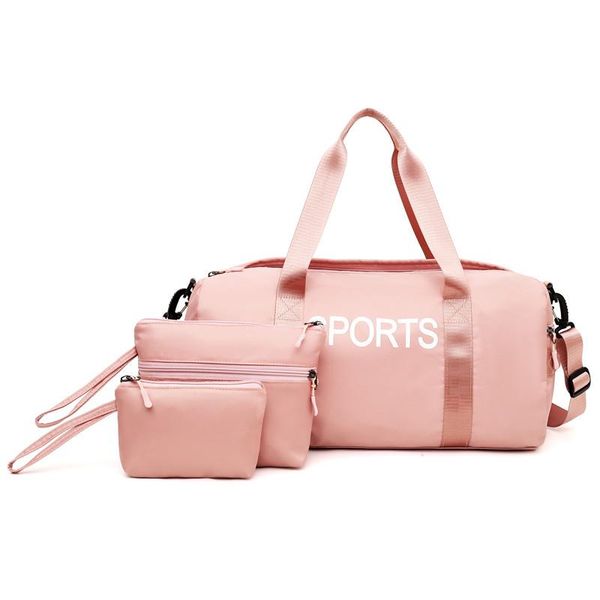 

duffel bags custom sport bag women's gym 3pcs traveling packing