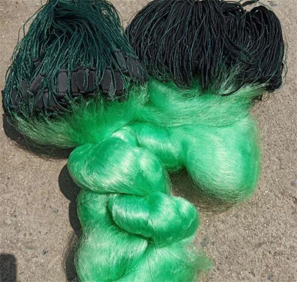 

depth 1.5m-2.0m 3 layer fishing net length 100m fishing network monofilament nylon net outdoor tool rede de pesca wrapped sinker 24 z2