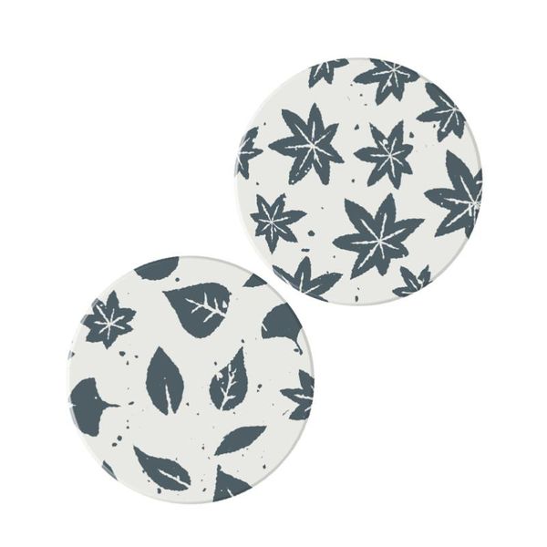 

mats & pads 2pcs diatomite water absorbent coasters insulation cup (assorted color)