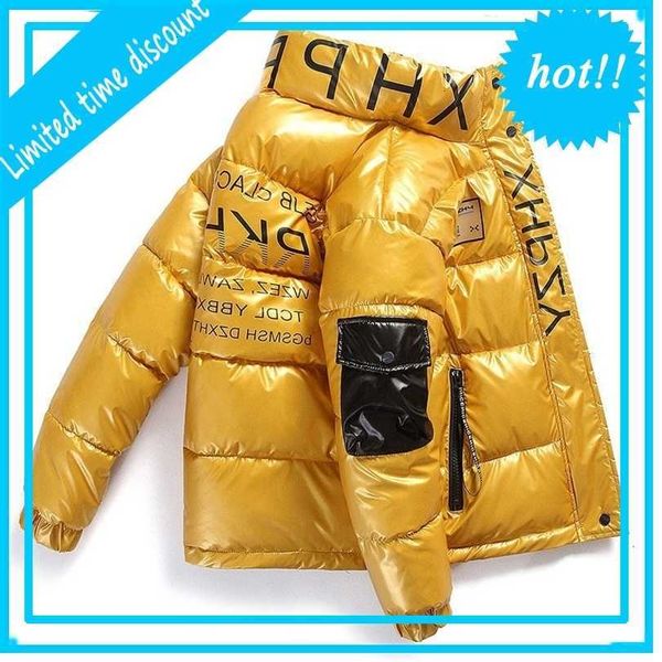 

new design men's cotton-padded trend stand collar windproof bomber jacket, Black;brown