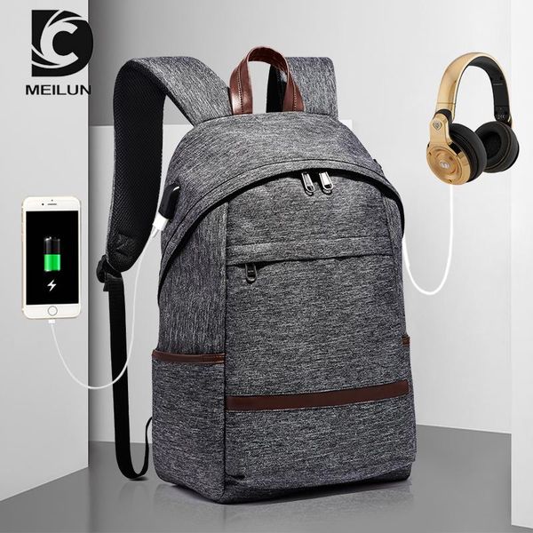 

backpack dc.meilun college lapanti-theft bag with usb charge waterproof