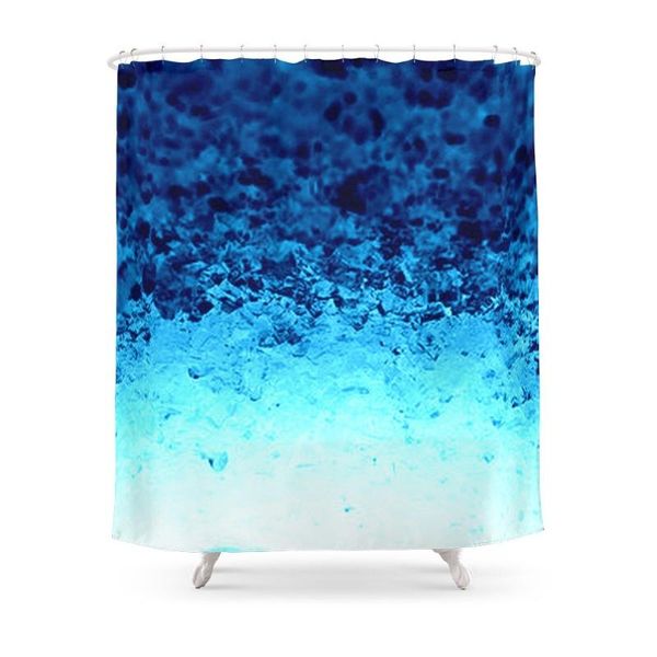 

shower curtains blue crystal ombre curtain frabic waterproof polyester bathroom wall decoration hanging bath