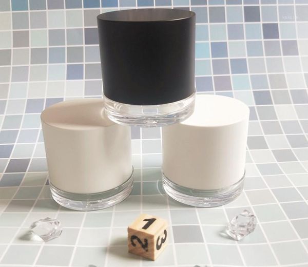 

storage bottles & jars 2021 100pcs 30g 50g grade acrylic cream bottle black white with spoon mask