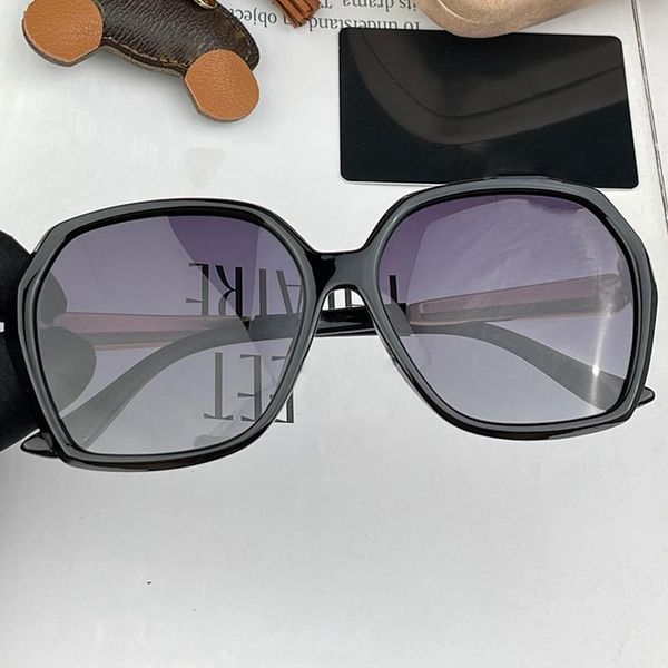 

sunglasses large frame polarized glasses women's fashion brand style allmatch retro fashionable uv protection sun 2021 trend, White;black