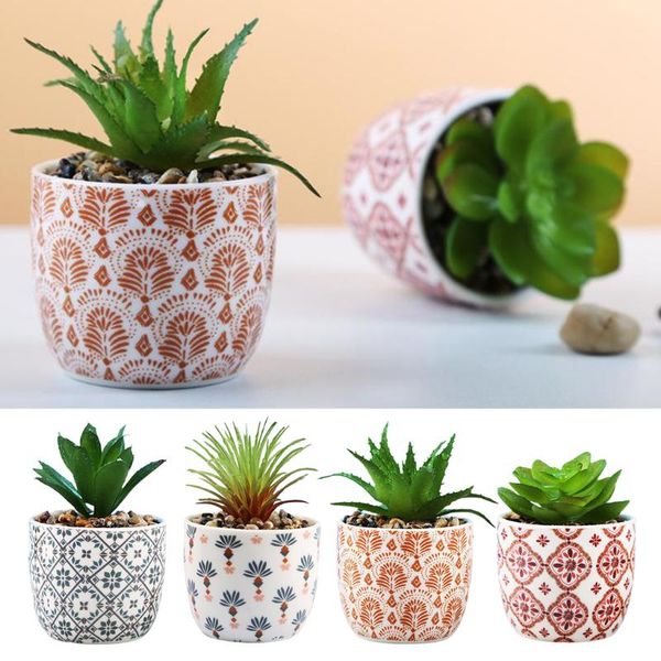 

artificial succulent realistic faux plastic greenery plants for home, office