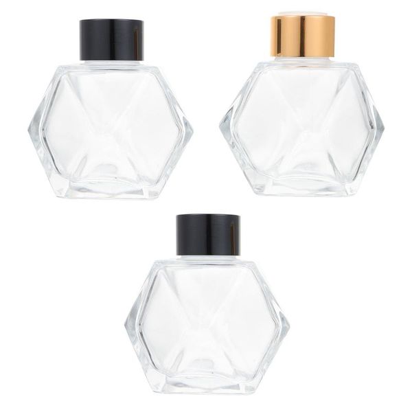 

storage bottles & jars 3pcs clear essential oil refillable oils containers 100ml
