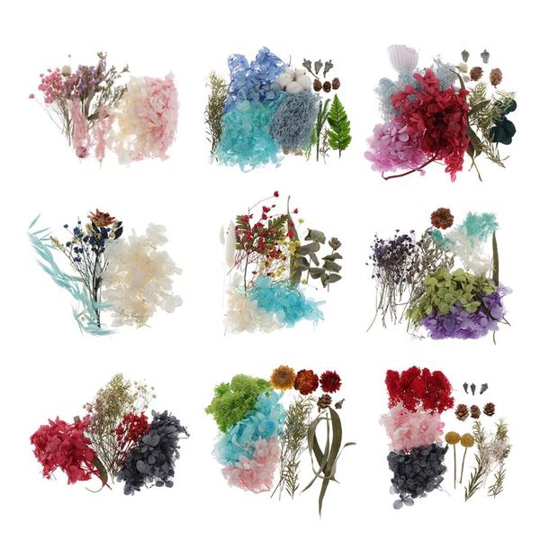 

natural real dried pressed leaves flowers for art crafts candle soap cards