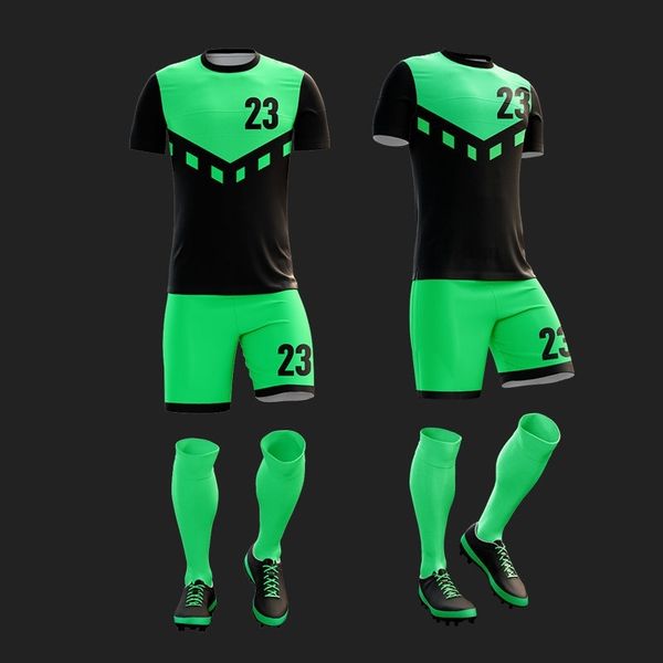 

full body new style men's football suit for group buying competition, Gray
