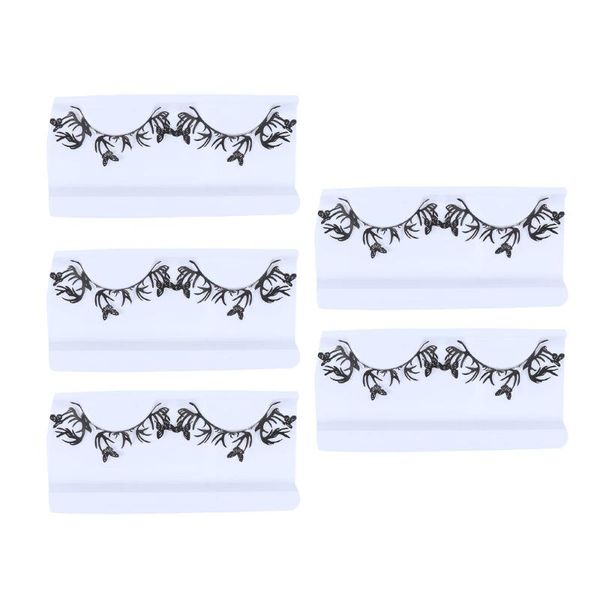 

false eyelashes 5 pairs of paper christmas cutting party supplies (jz-03)