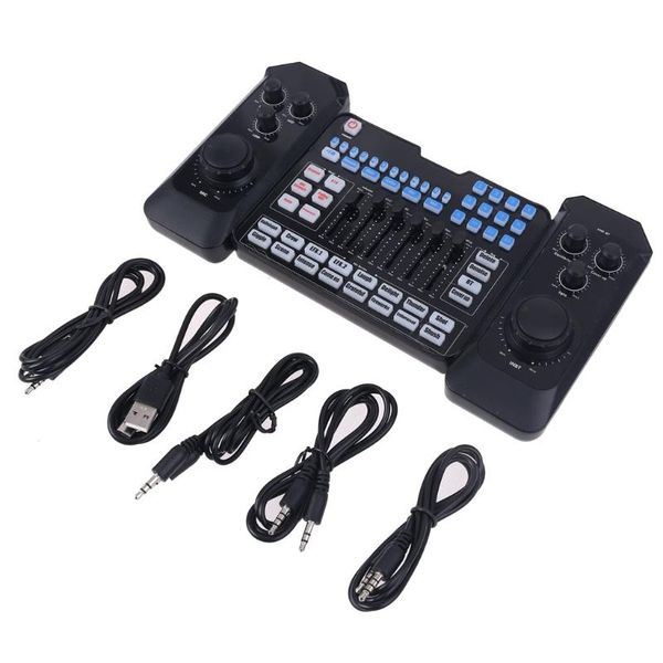 

sound cards 2021 usb rechargeble bluetooth audio mixer headset microphone webcast live streaming card for recording karaoke singing