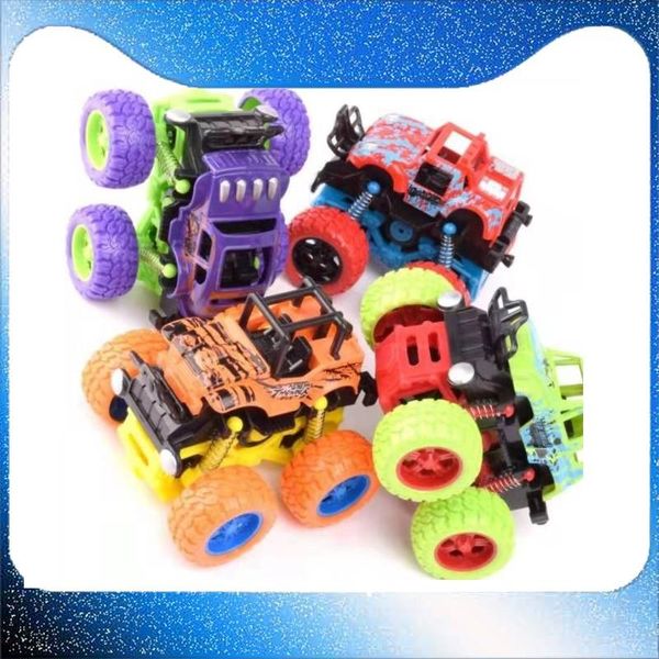 

smart home control mini inertial off-road suv vehicle juguetes carro four-wheel-drive plastic children toy car friction stunt for kids boys