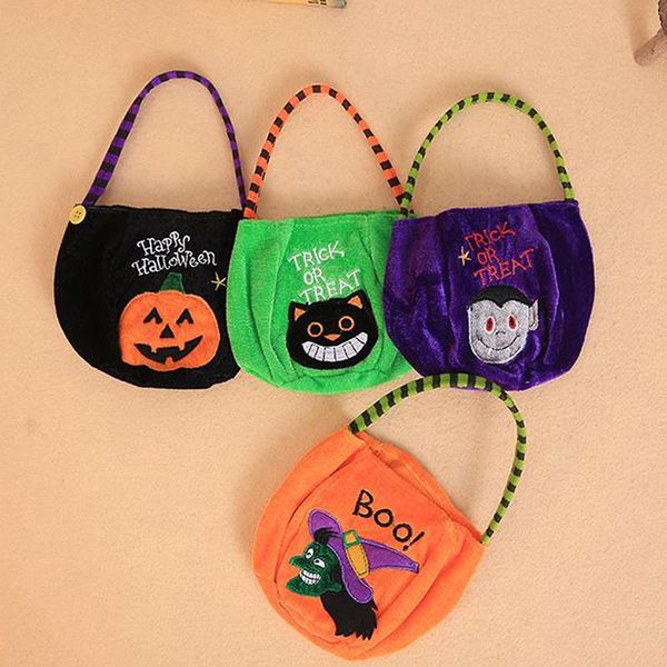 

gift wrap halloween candy bag decoration children's portable pumpkin handbag creative