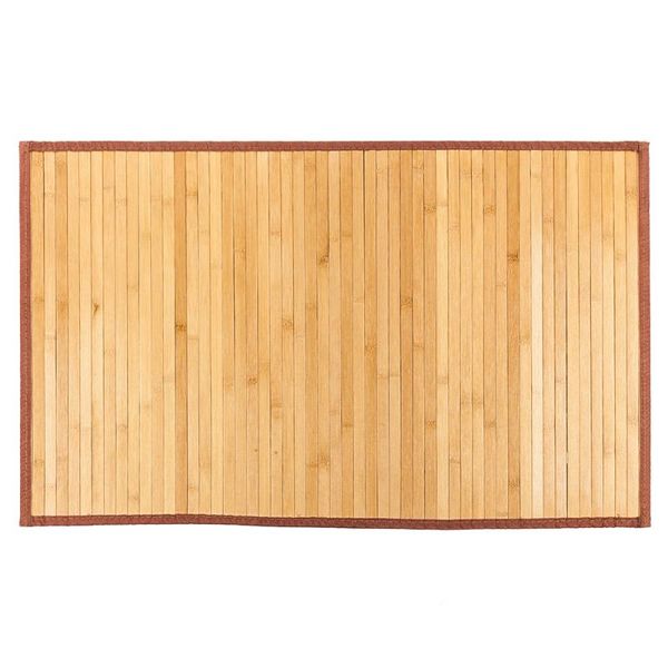 

carpets 21"*34" non-sliding waterproof bamboo floor mat natural