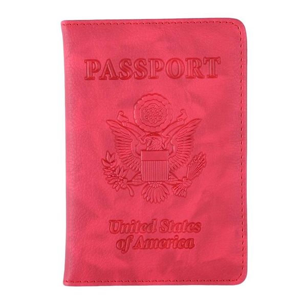 

card holders passport cover for men women travel case russia document sim, Brown;gray