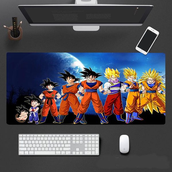 

mouse pads & wrist rests goku cartoon anime pad game console computer keyboard table large gaming high quality