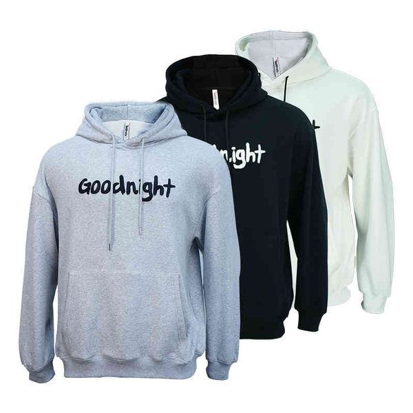 

custom long sleeve winter fashion casual fleece hooded 3d embroidered blouse white hoodies, Black