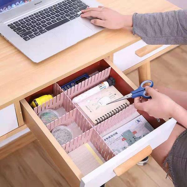 

storage drawers 4pcs plastic drawer grid separator divider partition organizer underwear socks makeup clapboard
