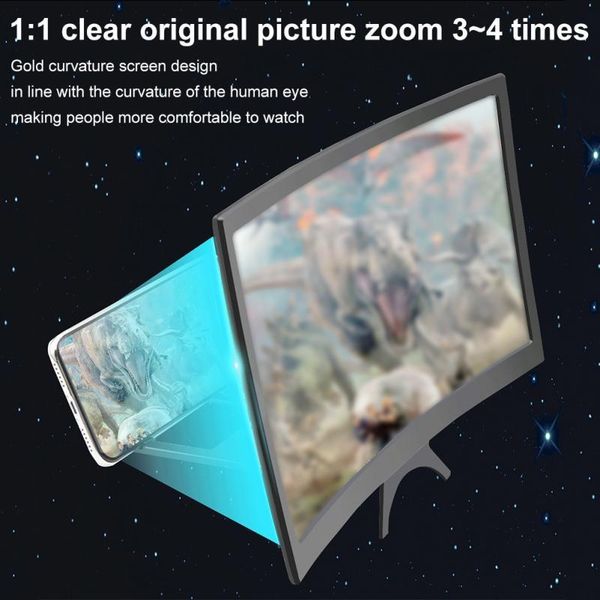 

phone screen 12 inch hd stylish universal screen 3d mobile phone for all mobile mag