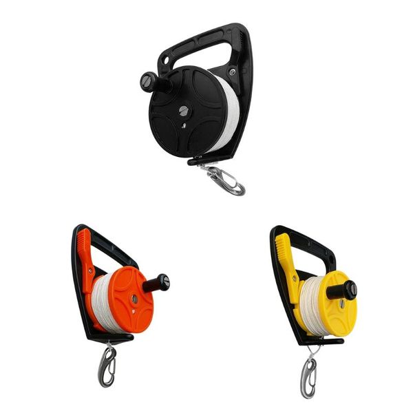 

scuba smb dive reel & handle, 150ft line, clip for underwater sports diving masks