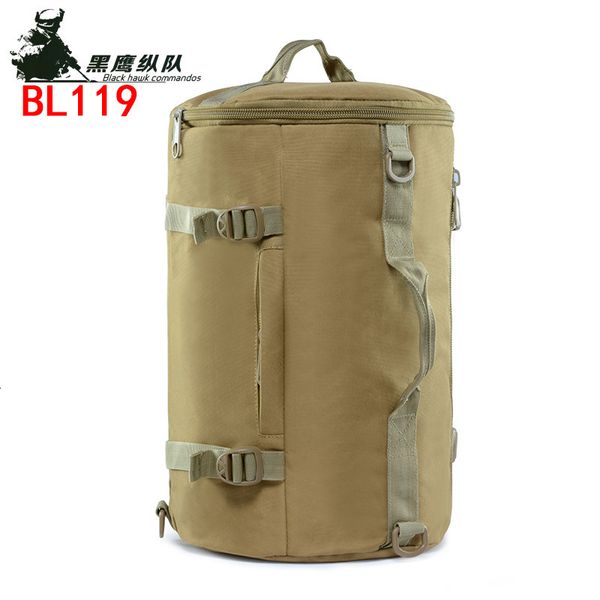 

cross carrying one two shoulder portable travel camouflage sports outdoor mountaineering bag tactical backpack camping bucket