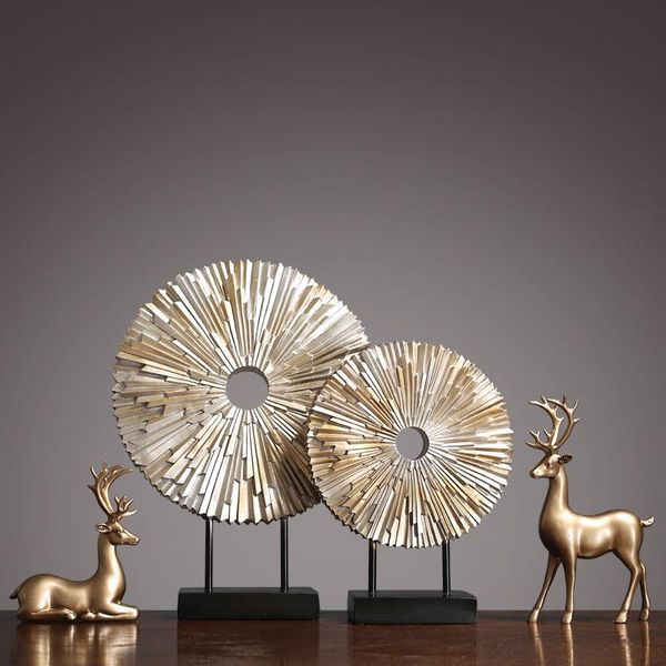 

decorative objects & figurines home accessories deer decorations living room entrance tv cabinet wine modern soft outfit light luxury craft