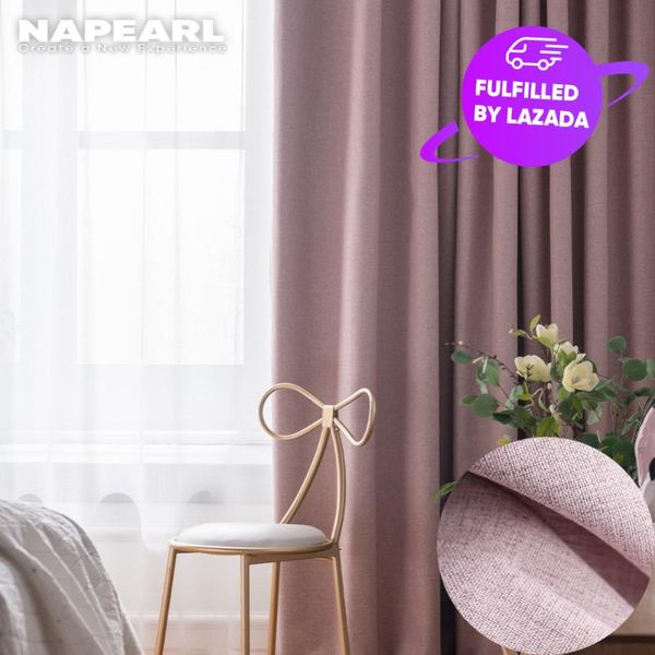 

curtain & drapes 1pcs napearl home decor 100% blackout solid color curtains for living room mft2
