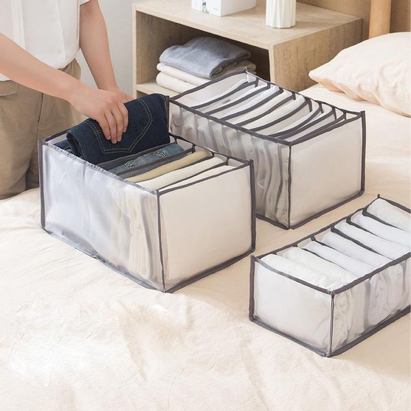 

storage drawers dormitory clothes trousers box cabinet closet drawer t-shirt underwear separated foldable boxes organizer