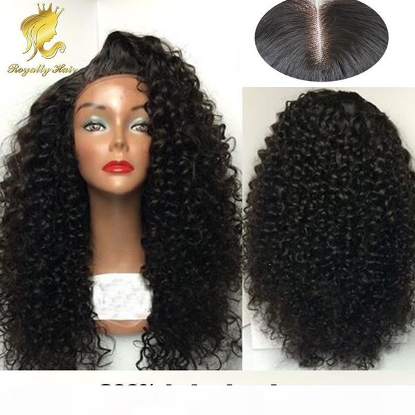 

kinky curly human hair wigs 300% density lace front wig lace front wigs for black women with baby hair, Black;brown
