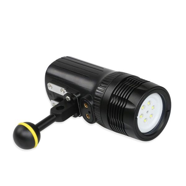 

-18 2500 lumens scuba diving led pgraphy video light underwater 100m waterproof tactical torch lamp
