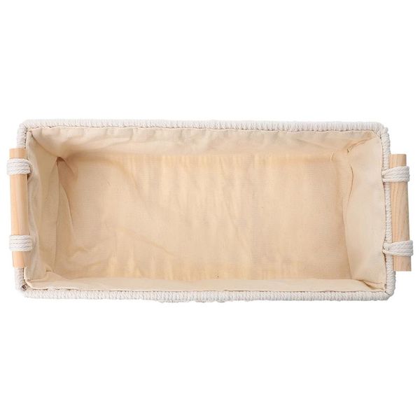 

tissue boxes & napkins 1pc retro deskstorage box cotton rope container white