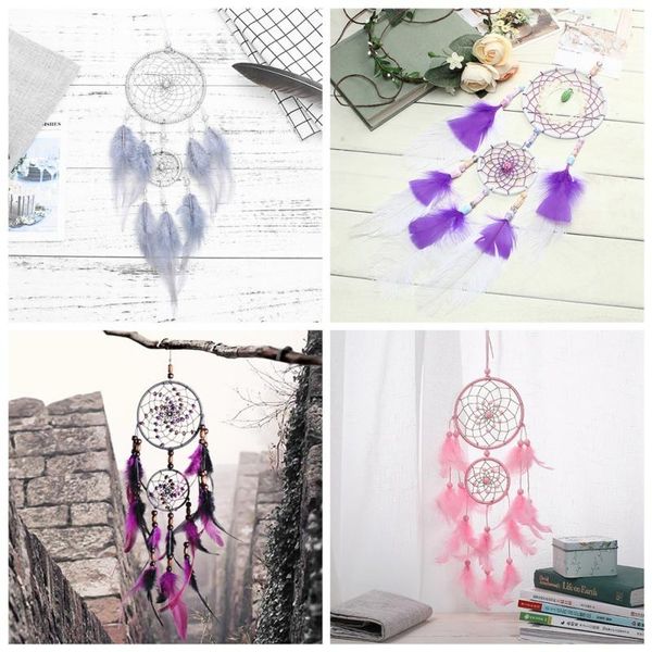 

creative dream catcher wind chimes handmade wall hanging home decor shells dream catcher kids dia