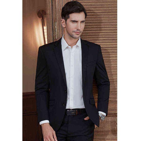 

luxury men's suits blazers elastic and wo same black men's profsional formal busins slim fit royal blue suit set, White;black