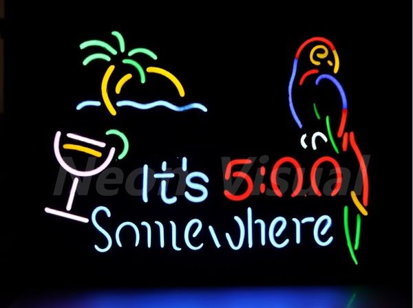 

17*13 neon signs light real glass tube handmade neon beer bar sign t003