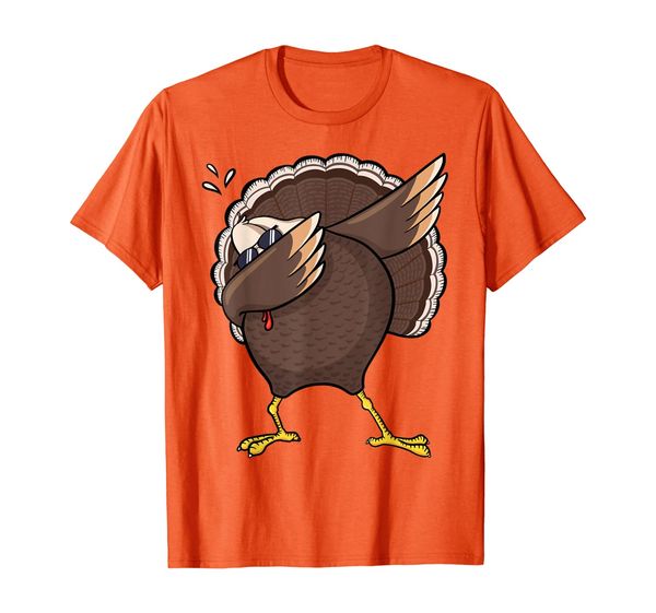 

dabbing turkey shirt thanksgiving funny turkey dab boys kids t-shirt, White;black