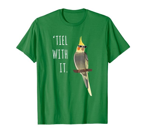 

Tiel With It Funny Cockatiel T-Shirt, Mainly pictures