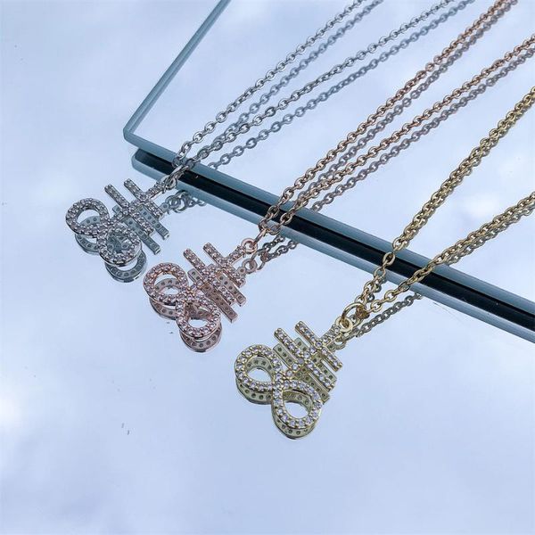 

pendant necklaces women's necklace simple fashion shiny clavicle chain hip hop jewelry party gift, Silver