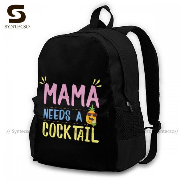 

mama backpacks girl breathable style backpack polyester campus bags