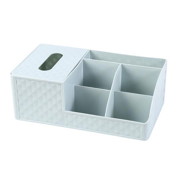 

tissue boxes & napkins 1pc box plastic simple multifunctional cosmetic holder deskorganizer sundries container for home living room
