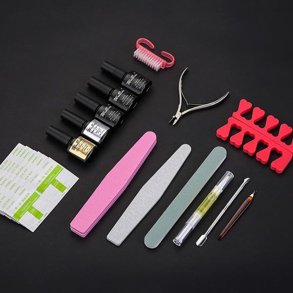

nail art kits professional tools manicure set without lamp uv gel colors led polish