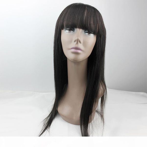 

dilys straight human hair lace front wigs natural color 13x6 t type lace wigs lace frontal wigs remy hair, Black;brown