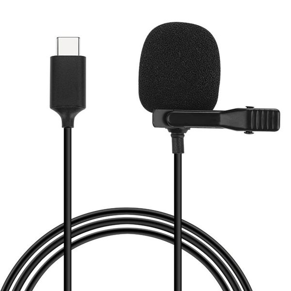 

microphones 3m mini portable lavalier microphone condenser clip-on lapel mic wired recording for phone lappc interview